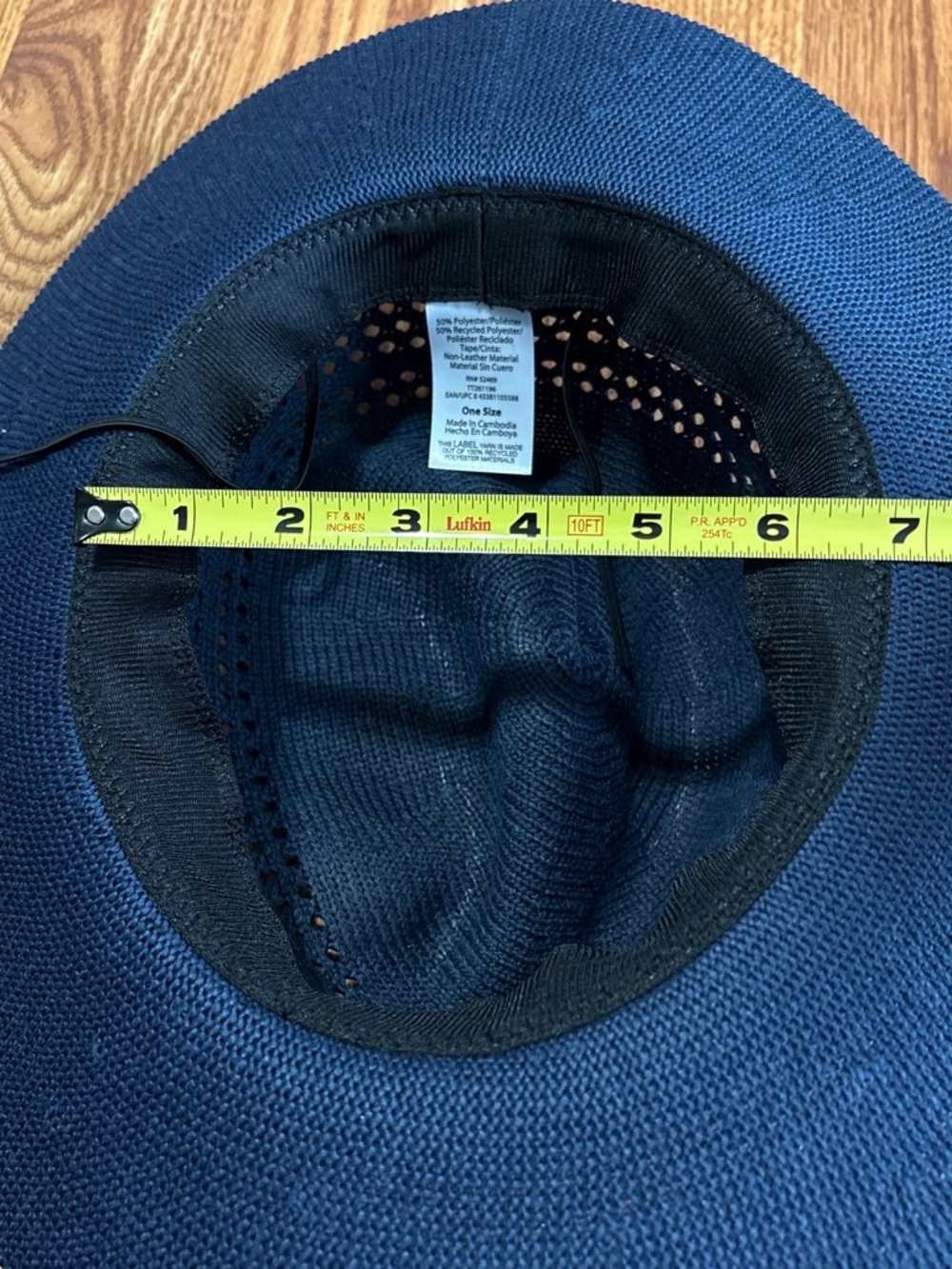 Lot of 2 Time & Tru Packable Fedora Solid Black/Navy Tie Accent Band One Size - Picture 8 of 11